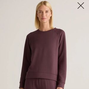 NEW Quince Supersoft Fleece Crew, S, NWT